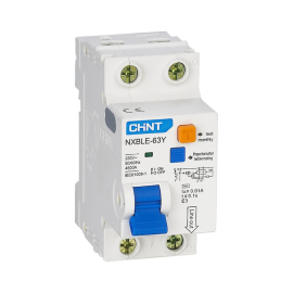 Автомат дифференциального тока NB pro, 1+N полюс, 6А, C, 4,5 кА,  тип - AC, 30 мА, 105540 Chint, CHINT - PULSAL.RU