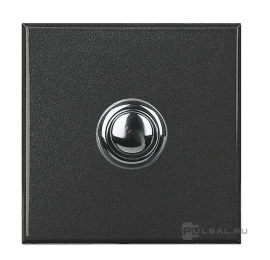 Выключатель с самовозвратом Style
Axolute,  Axolute AIR,  одноклавишный,  без подсветки,  с возможностью подсветки,   цвет - антрацит,  пластмасса,  HY4001/2,  BTicino
 - PULSAL.RU