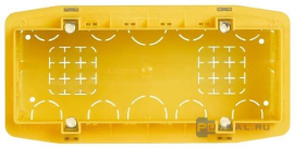 Монтажная коробка 186х76х52мм
Living Now,  Axolute,  LivingLight,  LivingLight AIR,  для сплошных стен,  506L,  BTicino
 - PULSAL.RU