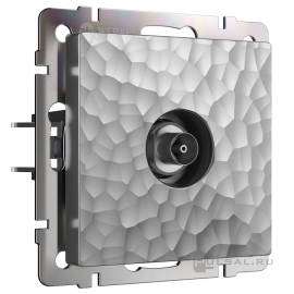 Розетка оконечная
Hammer,  телевизионная (TV),  одинарная,   цвет - серебряный,  пластмасса,  W1283006,  a052091,  Werkel
 - PULSAL.RU