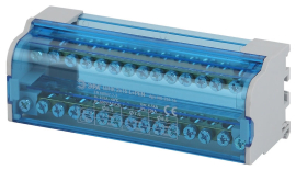 Кросс-модуль на DIN-рейку ШНК 2х15 L+PEN Б0043932, ЭРА - PULSAL.RU