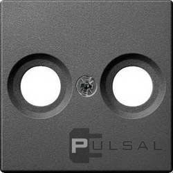 Накладка
M-Plan,  M-Elegance,  M-Pure,  M-Pure Decor,  телевизионная (TV),  спутниковая (SAT),  радио (R),  двойная,   цвет - антрацит,  пластмасса,  MTN4122-0414,  MEG4122-0414,  Merten
 - PULSAL.RU