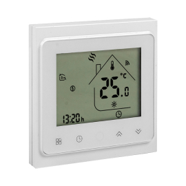 Умный терморегулятор с Wi-Fi EKF Connect
Стокгольм,  PROxima,  Валенсия,  Минск,  Connect,  сенсорный,  управление по wi-fi,  датчик t° воздуха (встроенный),  датчик t° пола (внешний),  с таймером,   цвет - белый,  пластмасса,  ett-4,  EKF
 - PULSAL.RU