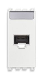 Розетка компьютерная RJ45 Cat.6 (UTP)
Arke,  одинарная,   цвет - белый,  пластмасса,  19339.13.B VIM,  19339.13.B,  Vimar
 - PULSAL.RU