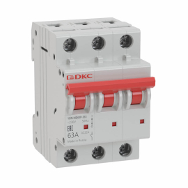 Выключатель нагрузки (мини-рубильник) YON, 3 полюса, 63А, MD63P-363, DKC - PULSAL.RU