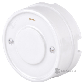 Коробка распределительная
Retro,  для полых стен и гипрока,  для сплошных стен,   цвет - белый,  W6411201,  a051308,  Werkel
 - PULSAL.RU