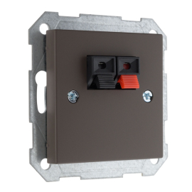 Розетка акустическая
Epsilon,  Retro Liregus,  1 пара,   цвет - коричневый матовый,  пластмасса,  IGL-2-01.R/ON31,  29-040,  LIREGUS
 - PULSAL.RU