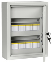 Щит TITAN 3 ЩРн-24з-1, TITAN 3, навесной, IP 31,  модулей - 24, металл,  цвет - серый, MKM14-N-24-31-Z, IEK - PULSAL.RU