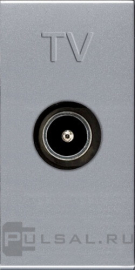 Розетка одиночная
Zenit,  телевизионная (TV),  одинарная,   цвет - серебряный,  пластмасса,  N2150.7 PL,  2CLA215070N1301,  ABB
 - PULSAL.RU