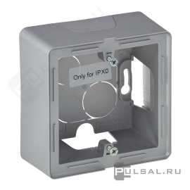 Коробка для накладного монтажа
Valena Life,   цвет - алюминий,  пластмасса,  754211,  7 542 11,  Legrand
 - PULSAL.RU