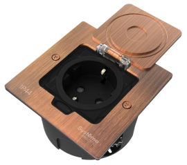 Лючок MultiDesk с розеткой и монтажной коробкой для стены, фальшпола, стола
MultiDesk,  W45,  напольная,  для сплошных стен,  для столов и мебели,  для полых стен и гипрока,  1 пост,   цвет - медь,  металл,  IP 44,  MDK21102CA,  Systeme Electric
 - PULSAL.RU