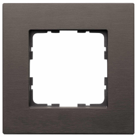 Рамка
R3,  1 пост,   цвет - мокко,  вертикальная,  горизонтальная,  металл,  81001AZ,  Wedder
 - PULSAL.RU