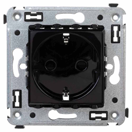 Розетка
Avanti,  со шторками,  с заземлением,  одинарная,  винтовые клеммы,   цвет - черный квадрат,  пластмасса,  4402003DKC,  DKC_4402003,  DKC
 - PULSAL.RU