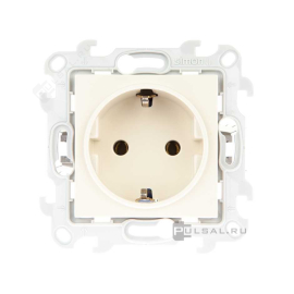 Розетка Push&Go
Simon 24 Harmonie,  без шторок,  с заземлением,  одинарная,  безвинтовые клеммы,   цвет - слоновая кость,  пластмасса,  2420434-031,  Simon
 - PULSAL.RU
