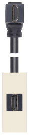 Розетка HDMI
Linea,   цвет - бежевый матовый Canvas,  пластмасса,  30346.HC VIM,  30346.HC,  Vimar
 - PULSAL.RU