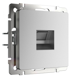 Розетка компьютерная RJ45 Кат.5е UTP
Alumax,  Split,  Slab,  Senso,  Baguette,  Acrylic,  Platinum,  Elite,  Snabb,  Stream,  Flock,  Stark,  Fiore,  Favorit,  Diamant,  Aluminium,  Antik,  Metallic,  одинарная,   цвет - серебряный матовый,  пластмасса,  W1181065,  a063620    ,  Werkel
 - PULSAL.RU