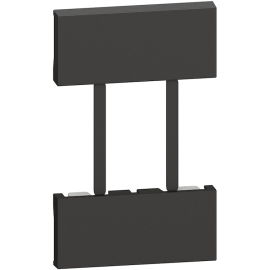 Лицевая панель для шлюза умного дома, термостатов и спец-розеток
Netatmo,  Living Now,   цвет - черный,  пластмасса,  KG51,  BTicino
 - PULSAL.RU