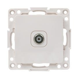 Розетка оконечная
Стокгольм,  телевизионная (TV),  одинарная,   цвет - белый,  пластмасса,  EYA00-227-10,  EKF
 - PULSAL.RU