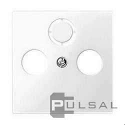 Накладка
M-Smart,  M-Plan,  M-Elegance,  M-Pure,  телевизионная (TV),  спутниковая (SAT),  радио (R),  двойная,  тройная,   цвет - полярно-белый,  пластмасса,  MTN296719,  MEG296719,  Merten
 - PULSAL.RU