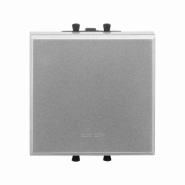 Выключатель
Avanti,  одноклавишный,   цвет - закаленная сталь,  пластмасса,  4404222DKC,  DKC_4404222,  DKC
 - PULSAL.RU