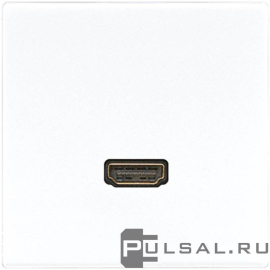 Розетка HDMI
LS 990,  LS plus,  LS ZERO,  LS-design,   цвет - белый,  пластмасса,  MALS1112WW,  MA LS 1112 WW,  JUNG
 - PULSAL.RU
