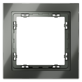 Рамкa
S70,  1 пост,   цвет - титан стекло,  вертикальная,  горизонтальная,  стекло,  VLS110106,  Voltum
 - PULSAL.RU