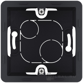 Коробка для накладного монтажа
Inspiria,   цвет - антрацит,  пластмасса,  673983,  6 739 83,  Legrand
 - PULSAL.RU