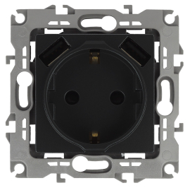 Розетка USB type-A, 3.0А с электрической розеткой
Эра 12,  USB type-A 5V,  двойная,   цвет - антрацит,  пластмасса,  Б0047844,  12-4109-05,  ЭРА
 - PULSAL.RU