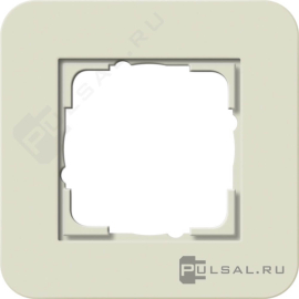 Рамка
E3,  1 пост,   цвет - песочный матовый,  белый глянцевый,  вертикальная,  горизонтальная,  пластмасса,  0211417,  0211 417,  Gira
 - PULSAL.RU