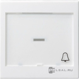 Клавиша "Звонок" с полем для надписи
Standard 55,  E2,  Event,  Esprit,  одноклавишный,  без подсветки,   цвет - белый матовый,  пластмасса,  067927,  0679 27,  Gira
 - PULSAL.RU