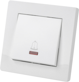 Кнопка 6А
Сенеж,  одноклавишный,   цвет - белый,  пластмасса,  SQ1816-0021,  TDM
 - PULSAL.RU