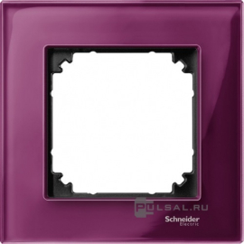 Рамка
M-Elegance,  1 пост,   цвет - рубин,  вертикальная,  горизонтальная,  стекло,  MTN4010-3206,  MEG4010-3206,  Merten
 - PULSAL.RU