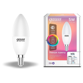 Лампа Gauss Smart Home С37 5W 470lm 2700-6500К Е14 RGBW+изм.цвет.темп.+диммирование LED 1/10/40
светодиодная
Smart Light,   цоколь - E14,   мощность - 5Вт,   световой поток - 470Лм,   цветовая температура - 2700Кцветовая температура - 2700+3000+4000+5500+6500Кцветовая температура - 3000+4000+6500Кцветовая температура - 4000Кцветовая температура - 6500К,  диммируется,  1190112,  Gauss - PULSAL.RU