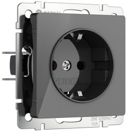 Розетка
Alumax,  Split,  Slab,  Senso,  Baguette,  Acrylic,  Platinum,  Elite,  Snabb,  Stream,  Flock,  Stark,  Fiore,  Favorit,  Diamant,  Aluminium,  Antik,  Metallic,  со шторками,  с заземлением,  одинарная,  винтовые клеммы,   цвет - графит акрил,  пластмасса,  W1171144,  a064091,  Werkel
 - PULSAL.RU