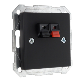 Розетка акустическая
Epsilon,  Retro Liregus,  1 пара,   цвет - черный матовый,  пластмасса,  IGL-2-01.R/SWM,  LIREGUS
 - PULSAL.RU