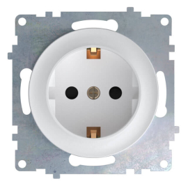 Розетка электрическая
Garda,  Florence,  со шторками,  с заземлением,  одинарная,  винтовые клеммы,   цвет - белый,  пластмасса,  1E10101300,  2172764,  OneKeyElectro
 - PULSAL.RU