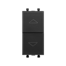 Выключатель для жалюзи
Avanti,  с фиксацией,  без подсветки,   цвет - черный матовый,  пластмасса,  4412181DKC,  DKC_4412181,  DKC
 - PULSAL.RU