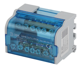 Кросс-модуль на DIN-рейку ШНК 2х7 L+PEN Б0043931, ЭРА - PULSAL.RU