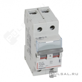 Выключатель-разъединитель DX³, 2 полюса, 125А, 406450, Legrand - PULSAL.RU Выключатель-разъединитель DX³, 2 полюса, 125А, 406450, Legrand - PULSAL.RU