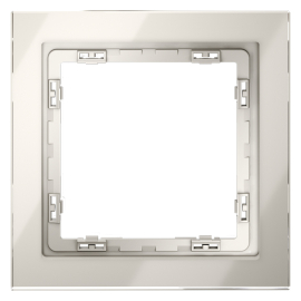 Рамкa
S70,  1 пост,   цвет - кашемир стекло,  вертикальная,  горизонтальная,  стекло,  VLS110103,  Voltum
 - PULSAL.RU