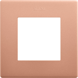 Рамка ICON
Simon 270,  1 пост,   цвет - медь матовая,  вертикальная,  горизонтальная,  пластмасса,  27000610-091,  Simon
 - PULSAL.RU