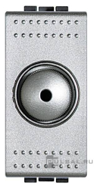 Светорегулятор (диммер) 60-500 Вт
LivingLight,  LivingLight AIR,  поворотно-нажимной,  с возможностью управления с 2-х мест,  лампы накаливания и галогенные 220В (R),   цвет - алюминий,  пластмасса,  NT4402N,  BTicino
 - PULSAL.RU