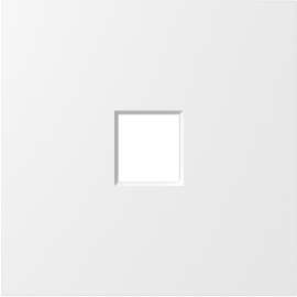 Накладка для механизмов TV, RJ45 и HDMI
S08 Flat и Podium,  телевизионная (TV),  спутниковая (SAT),  одинарная,   цвет - белый матовый,  пластмасса,  DS85933,  Donel
 - PULSAL.RU