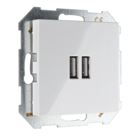 Розетка USB type-A+А, 3,4А
Epsilon,  Retro Liregus,  USB type-A 5V,  двойная,   цвет - белый,  пластмасса,  IUK-2-01.E/B,  28-0352,  LIREGUS
 - PULSAL.RU