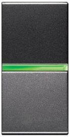 Выключатель
Zenit,  одноклавишный,  с индикацией,   цвет - антрацит,  пластмасса,  N2101.5 AN,  2CLA210150N1801,  ABB
 - PULSAL.RU