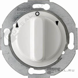 Жалюзийный поворотный выключатель
1930,  Glas,  без фиксации,  без подсветки,   цвет - белый глянцевый,  пластмасса,  381203,  3812 03,  Berker
 - PULSAL.RU