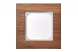 Рамкa Classic
Epsilon,  1 пост,   цвет - орех,  вертикальная,  горизонтальная,  дерево,  K14-245-01.E/NW,  LIREGUS
 - PULSAL.RU