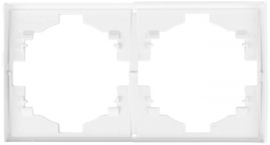 Рамка Strong
Miele Strong,  2 поста,   цвет - жемчуг,  горизонтальная,  пластмасса,  KR-78-0752-4,  Kranz
 - PULSAL.RU