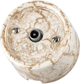 Розетка оконечная
Болонь,  телевизионная (TV),  одинарная,   цвет - мрамор,  фарфор / керамика,  SQ1820-0153,  TDM
 - PULSAL.RU