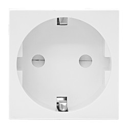 Розетка
Лючки DDSB,  Лючки DFB,  со шторками,  с заземлением,  одинарная,  винтовые клеммы,   цвет - белый,  пластмасса,  DF6W,  Donel
 - PULSAL.RU